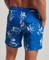 Superdry Vintage Hawaiian Swim Shorts - Mono Hibiscus Cobalt