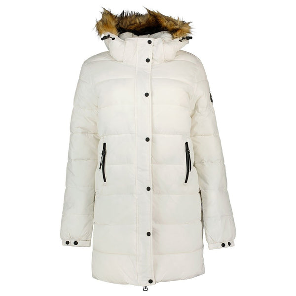 Superdry Vintage Hooded Mid Layer Mid - Winter White